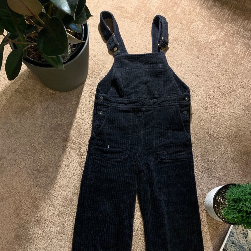 Vintage corduroy overalls .